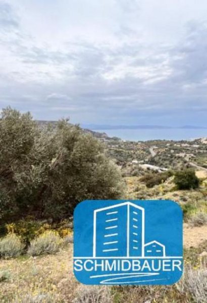 Agia Galini Kreta, Agia Galini: Grundstück mit Panoramablick auf das Meer zu verkaufen Grundstück kaufen